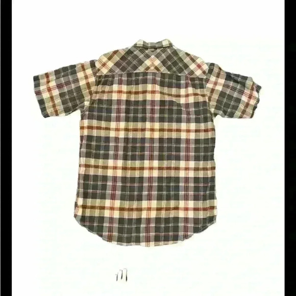 Red Head Brand Co Mens Medium Short Sleeve Plaid Button Down - Picture 2 of 4